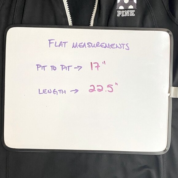 5/$25 VICTORIA’S Secret PINK Black Half Zip Mock Neck Long Sleeve Top XS - Picture 5 of 9